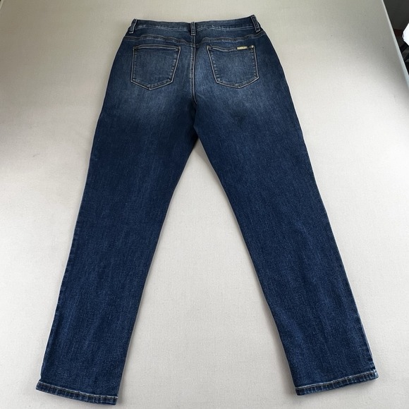 Chico's Embroidered So Slimming Ankle Jeans Chico's Size 1 Sz 10 Denim Stretch - Picture 5 of 13